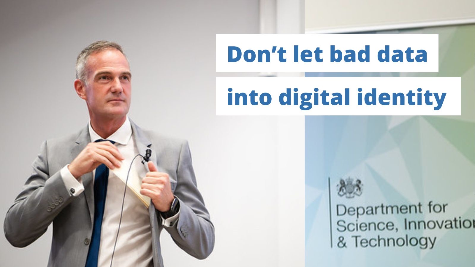Don't let bad data into digital identity