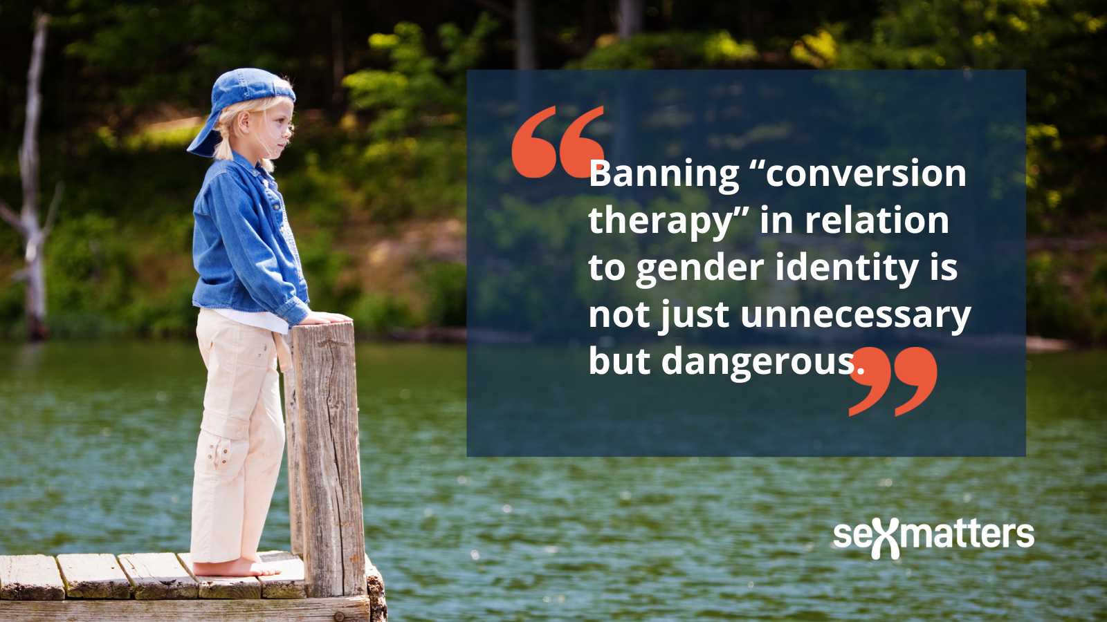 Banning “conversion therapy” in relation to gender identity is not just unnecessary but dangerous.