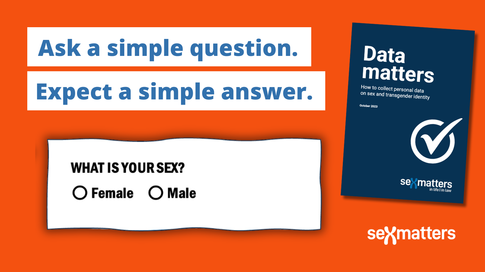 Ask a simple question. Expect a simple answer.