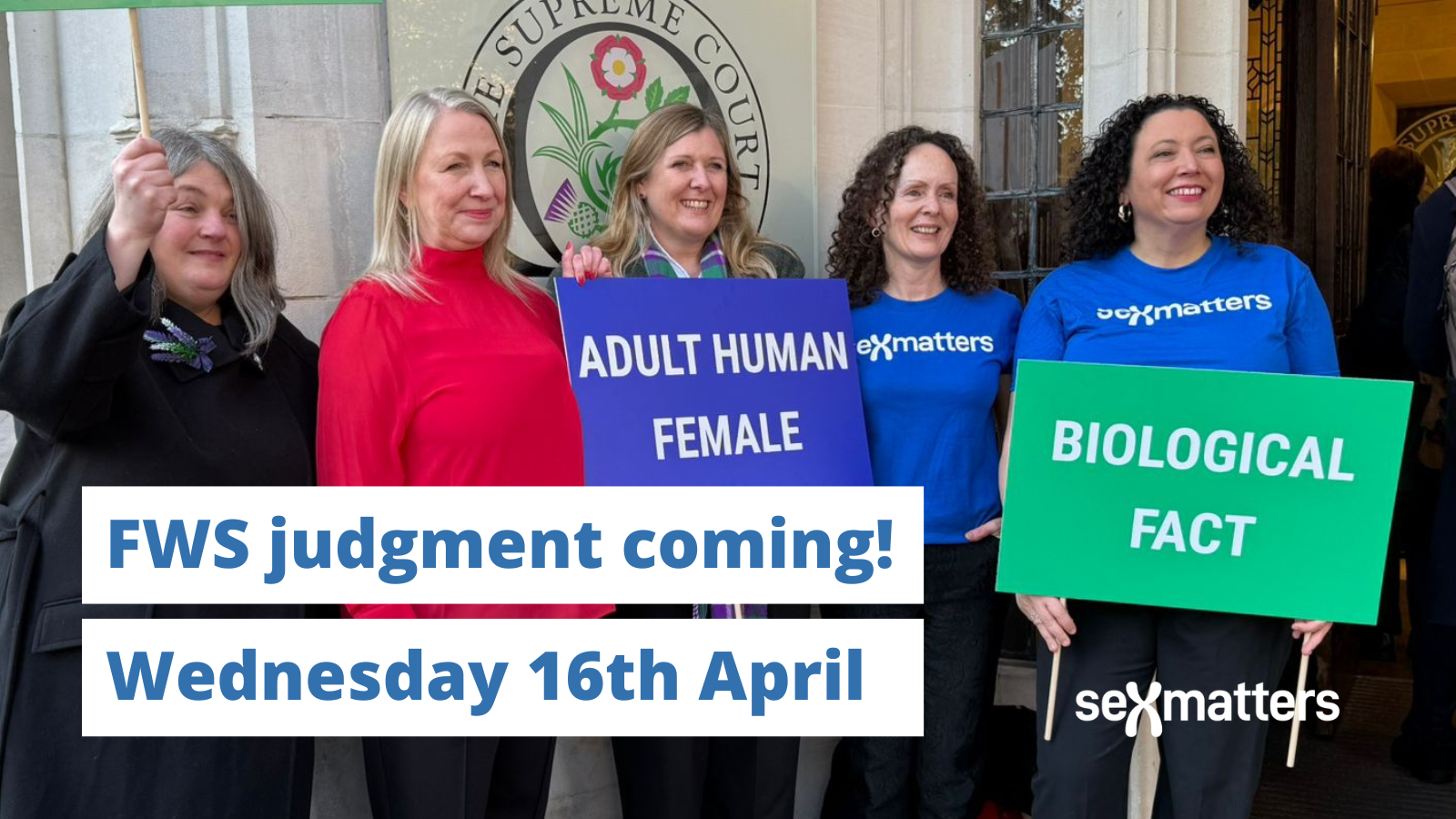 FWS judgment coming! Wednesday 16th April