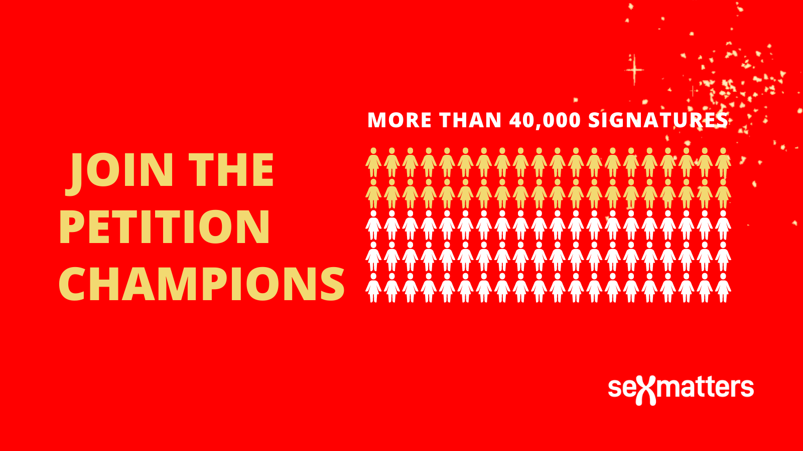 Join the petition champions