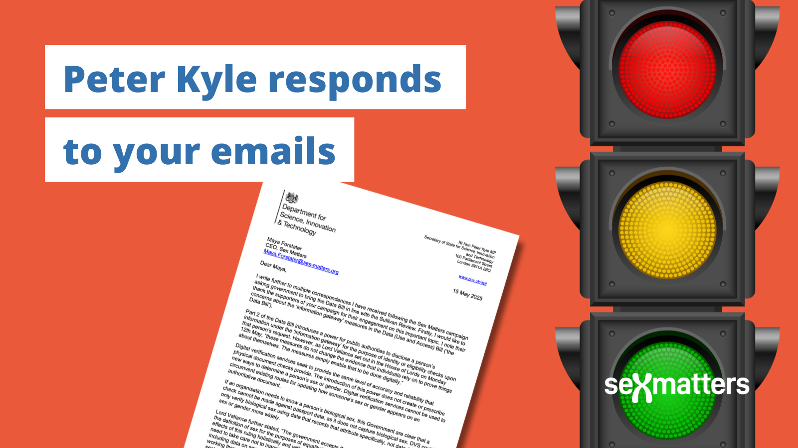 Peter Kyle responds to your emails