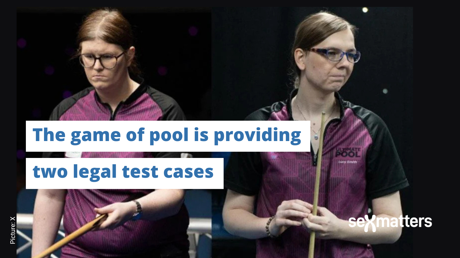 The game of pool is providing two legal test cases