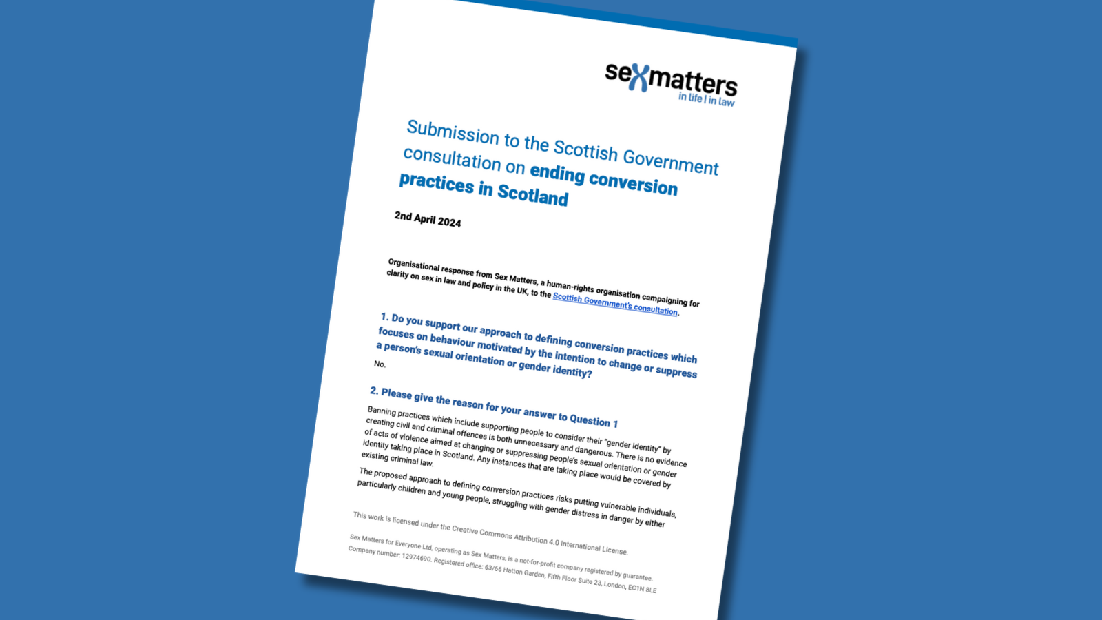 Scotland conversion practices