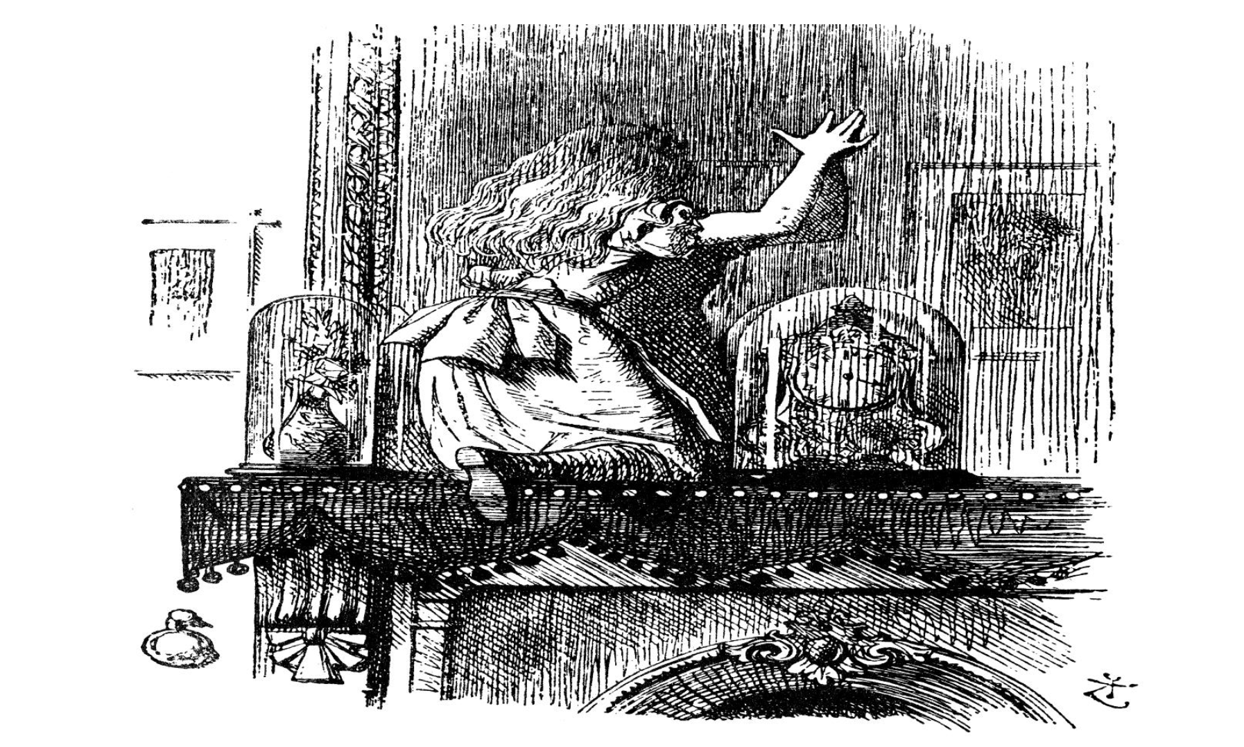 Through the Looking Glass (Tenniel)