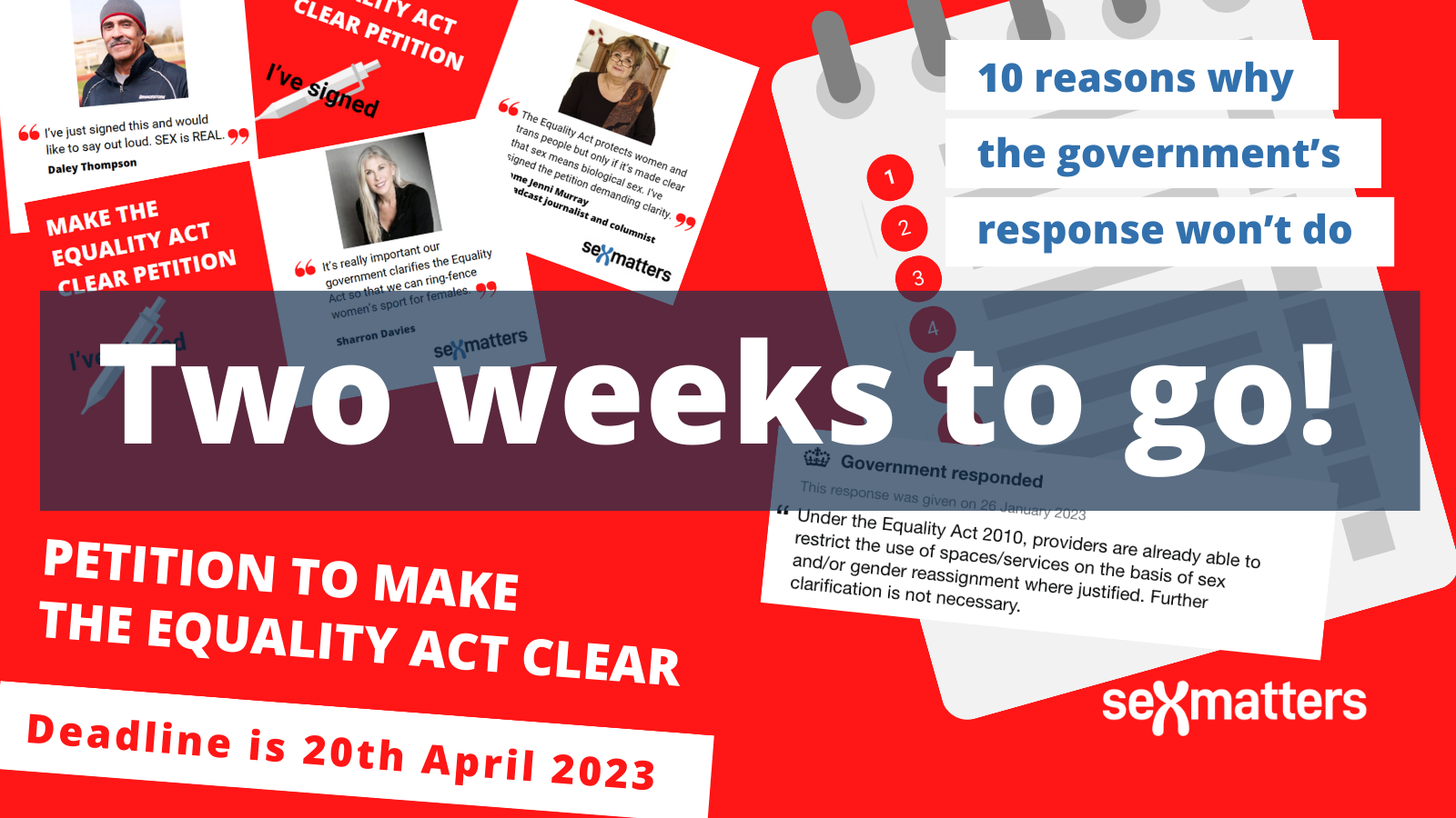 Two weeks to go!