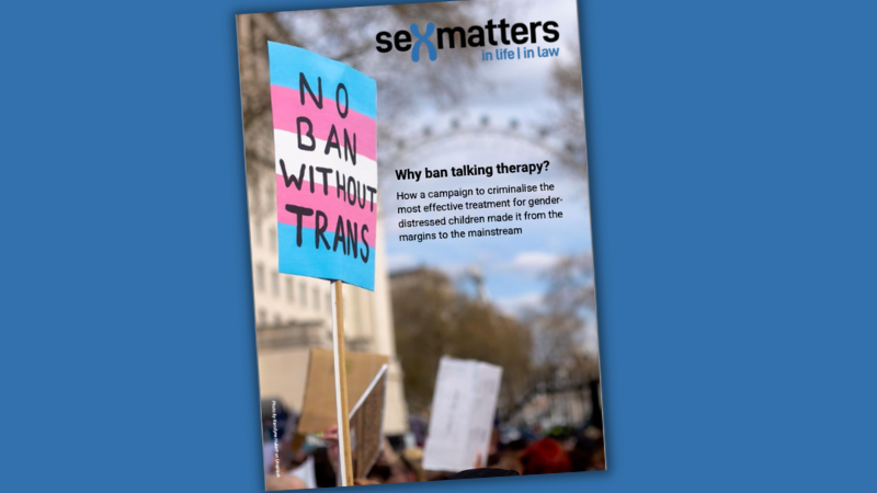Why ban talking therapy?